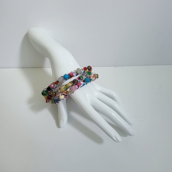 Handcrafted Stack Bracelet Set - Picture 3 of 10